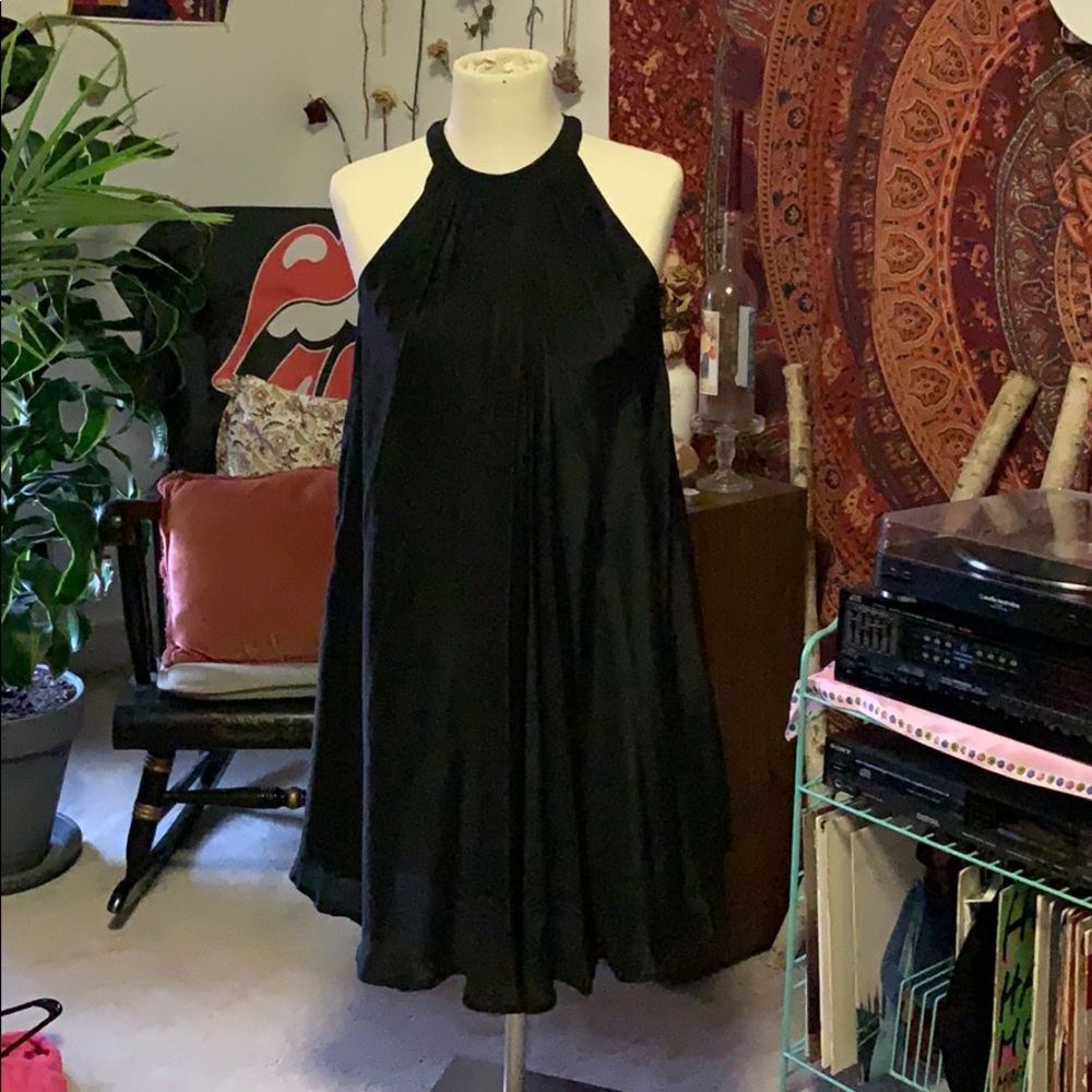 black silk mini